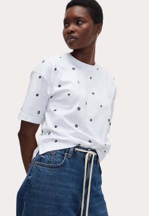 PURE - Print T-shirt - white mix