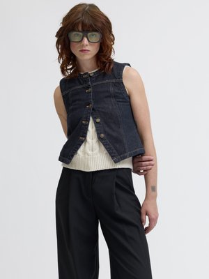 JJXX JXINDIE WAISTCOAT - Liemenė - dark blue denim