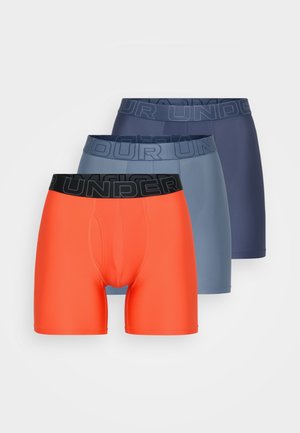 UNDERWEAR PERFORMANCE SOLID 3 PACK - Boxerkalsong - fire/gravel/downpour gray