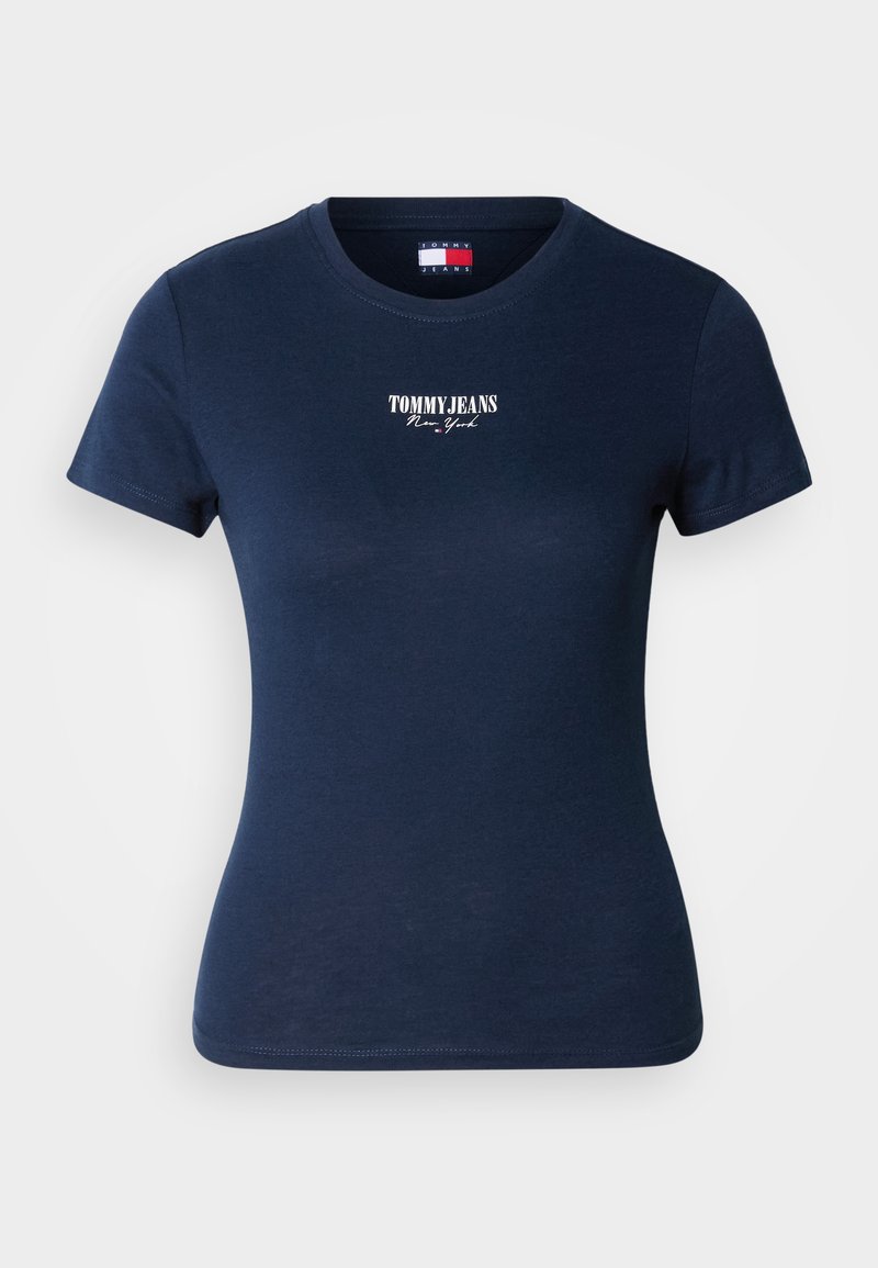 Tommy Jeans T-shirt basic donkerblauw Tommy Jeans T-shirt basic donkerblauw