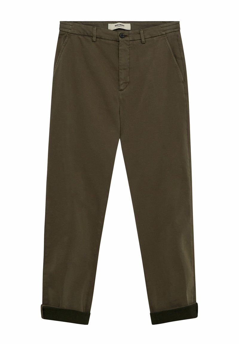 Mos Mosh Gallery HUNT SOFT STRING - Trousers - forest night