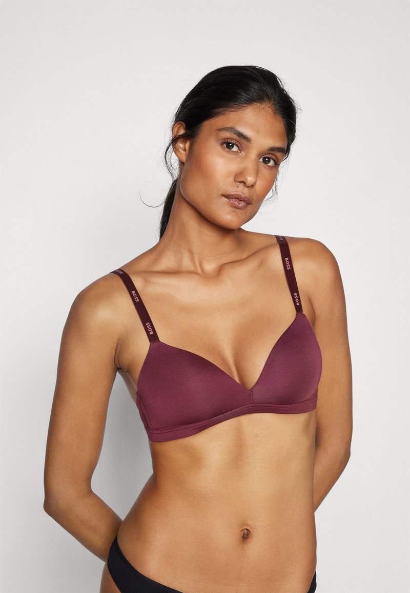 BOSS PADDED - Modrček za pod majico - dark purple