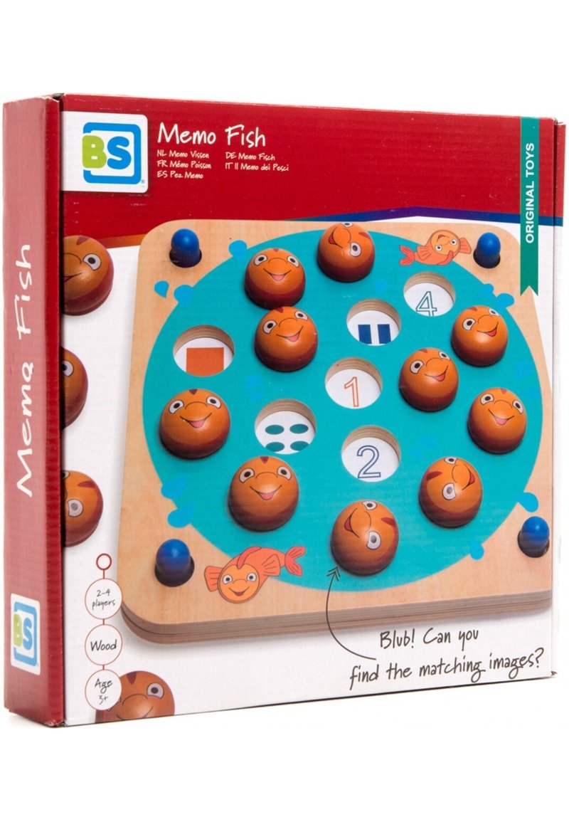 BS Toys MEMO FISH - Brädspel - multi-coloured/flerfärgad - Zalando.se