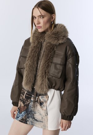 Imitatieleren jas - mink