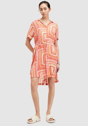AllSaints ATHEA LUISA - Vestido camisero - blood orange