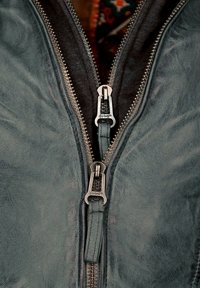 Maze BRAYFORD - Leren jas - blue