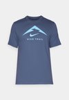 TEE TRAIL LOGO - Sports T-shirt - thunder blue/university blue