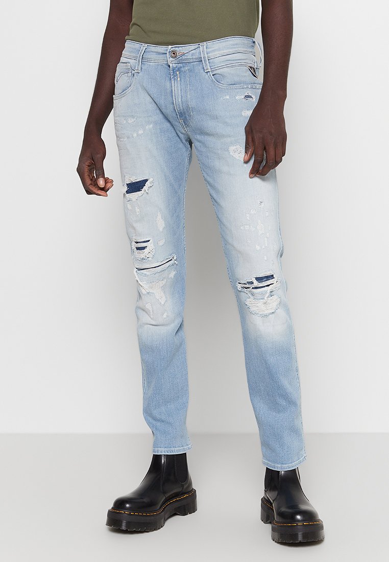 Replay Slim fit jeans lichtblauw Replay Slim fit jeans lichtblauw