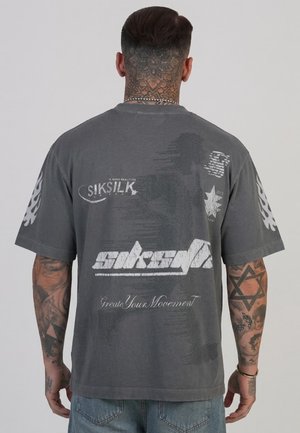 SIKSILK, GRAPHIC - Majica kratkih rukava s printom - stone