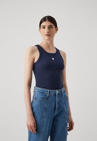 Marimekko KEDOL UNIKKO PLACEMENT  - Top - dark navy/offwhite