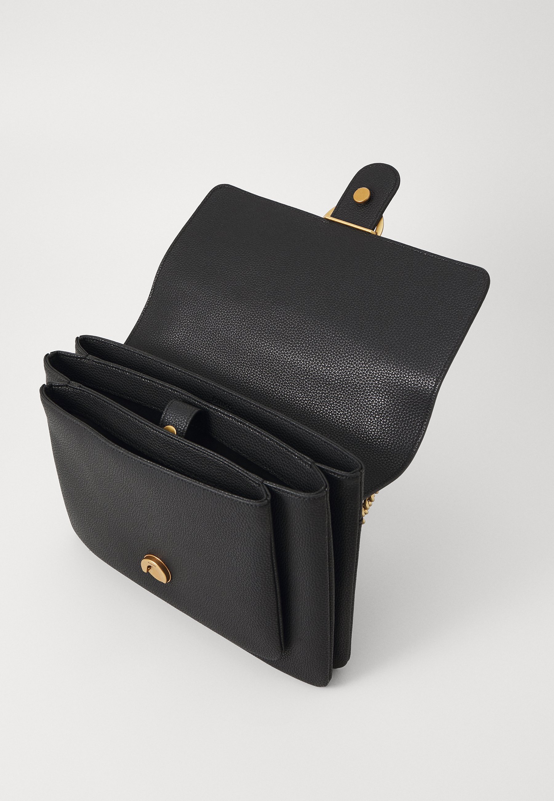 Pinko LOVE SOFT BIG BOTTALATA - Cross body bag - black Pinko LOVE SOFT BIG BOTTALATA - Cross body bag - black