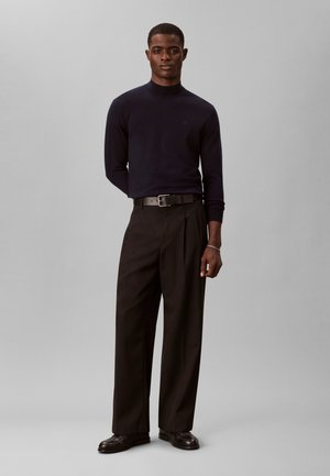 Calvin Klein, MOCK NECK - Neule - dark sapphire