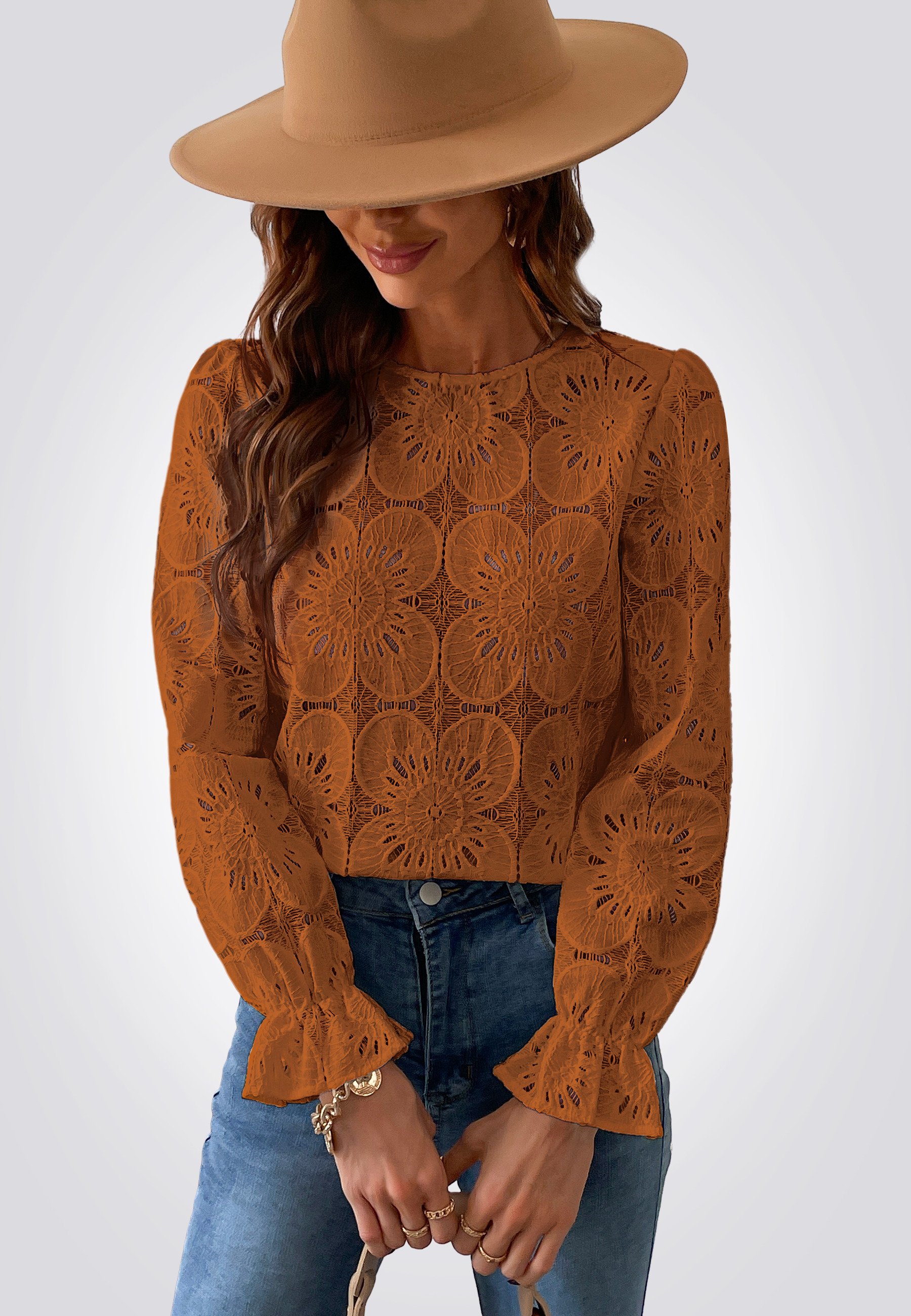 Cupshe Blouse ochre/okergeel