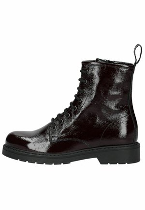 Bottines à plateau - bordeaux