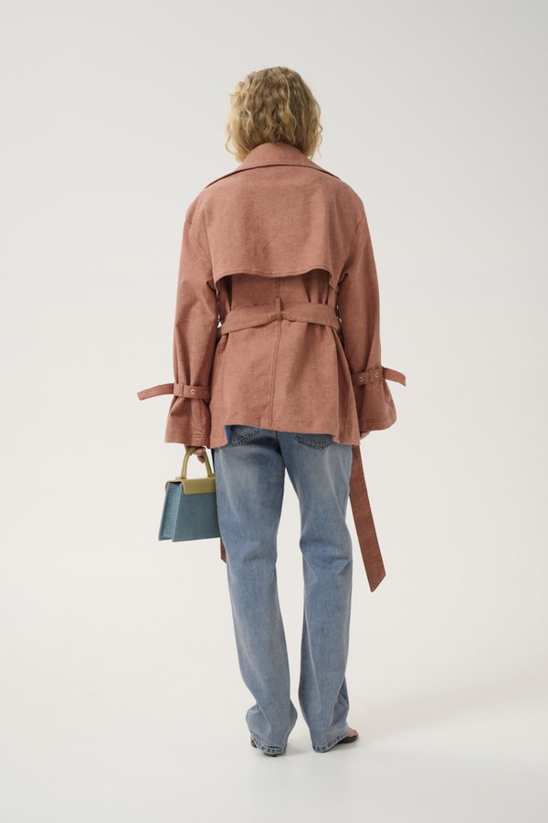 OPA - Trenchcoat - rose powder3