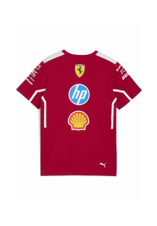 Puma SCUDERIA FERRARI BIG SHIELD Print T-shirt rosso corsa/red