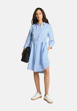 TOM TAILOR, Blusenkleid - fjord blue irregular stripe