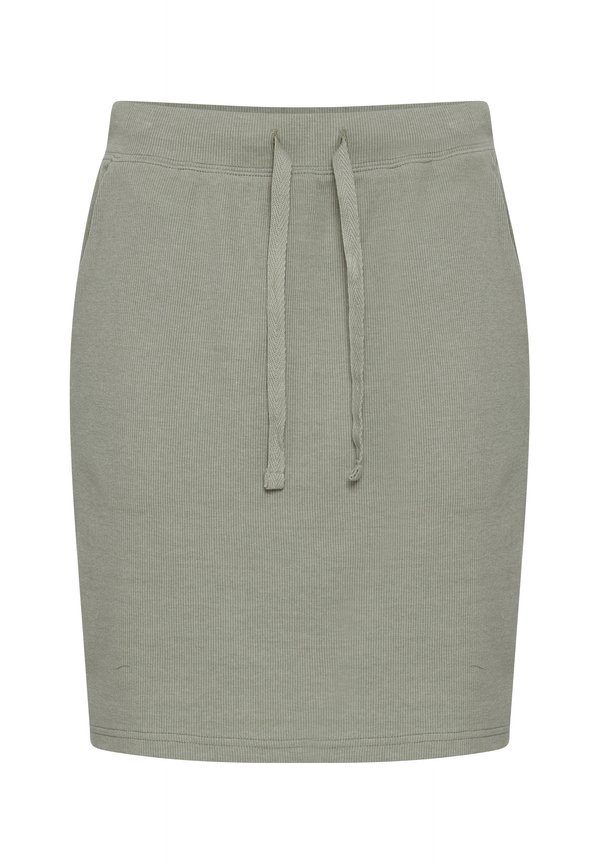 OXLOU - Pencil skirt - seagrass melange4