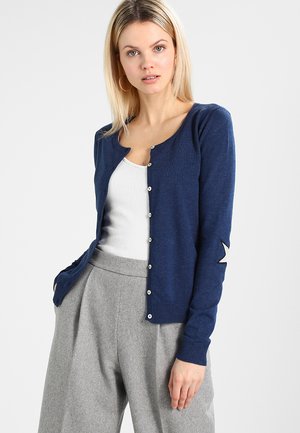 ANNEMARIE - Strikjakke /Cardigans - blue iris melange