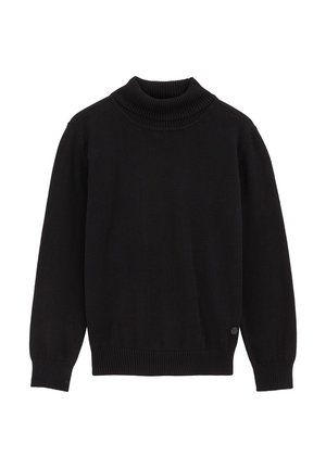 Stickad tröja - black