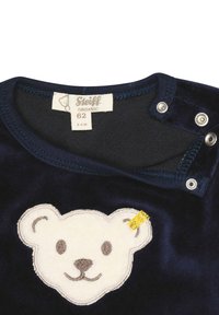 Sanetta STEIFF STRAMPLER BÄR LOGO DRUCKKNÖPFE - Śpioszki