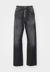 9ZERO1 STRAIGHT - Jeans Straight Leg - black delavè