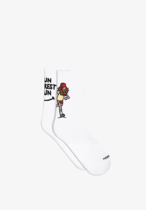 Pacific and Co FOREST RUN UNISEX PERFORMANCE - Chaussettes - white