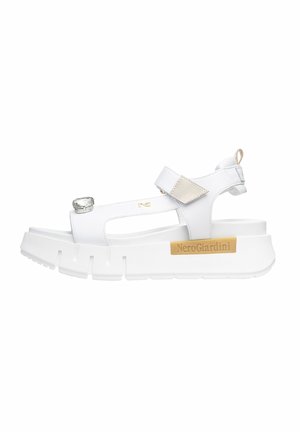 NeroGiardini, Sandalias con plataforma - bianco