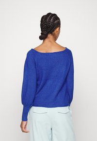 VILA Petite Stickad tröja - blue