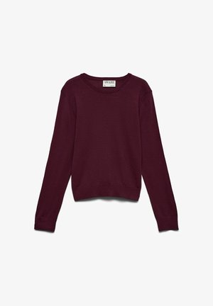 Vero Moda, KNITTED PULLOVER AWCARA KNITTED PULLOVER - Jersey de punto - catawba grape