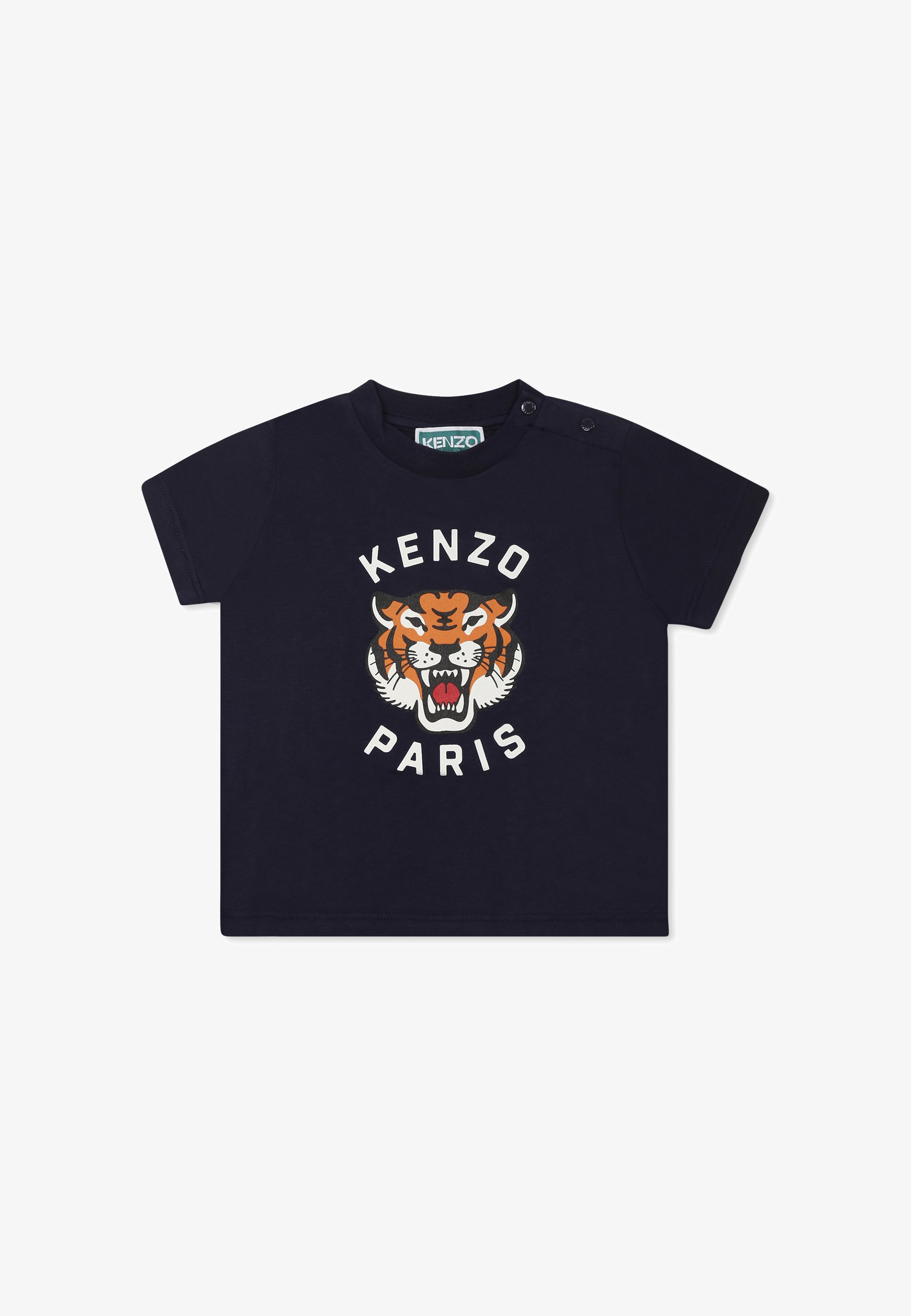 KENZO kids A MANICA CORTA T-shirt con stampa blue/blu