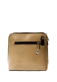 DrachenLeder Umhängetasche - taupe braun