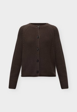 Marc O'Polo, LONGSLEEVE - Жилетка - burnt coffee