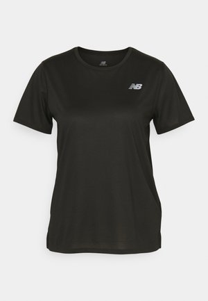 ESSENTIALS SHORT SLEEVE - Jednoduché tričko - black