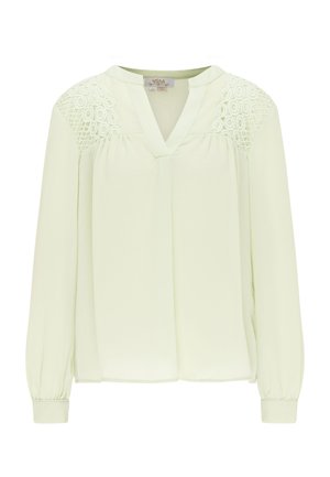 usha, SCHLUPFBLUSE - Blouse - hellgrün