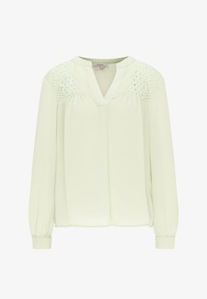 usha, SCHLUPFBLUSE - Blouse - hellgrün