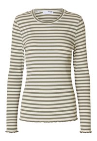 SLFANNA CREW NECK - T-shirt à manches longues - vetiver