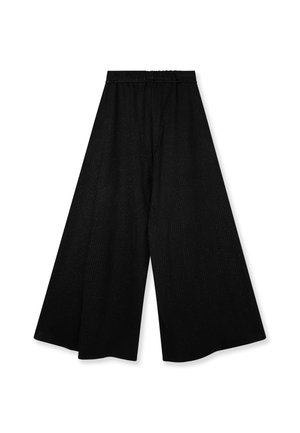10DAYS BOTTOMS SUPER WIDE PANTS PINSTRIPE - Pantalones - black