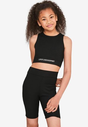 HIGH WAIST ACTIVE CYCLING - Legingi — bikses - black