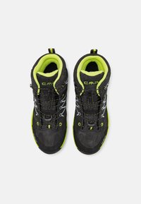 CMP KIDS RIGEL MID TREKKING SHOES WP UNISEX - Fjellsko - piombo/limegreen