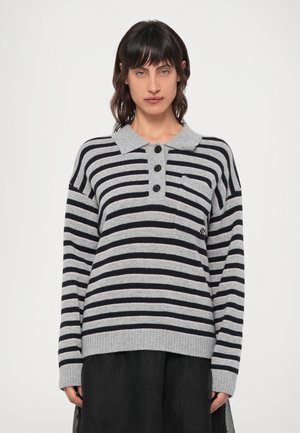 CAILEY - Pullover - grey/black