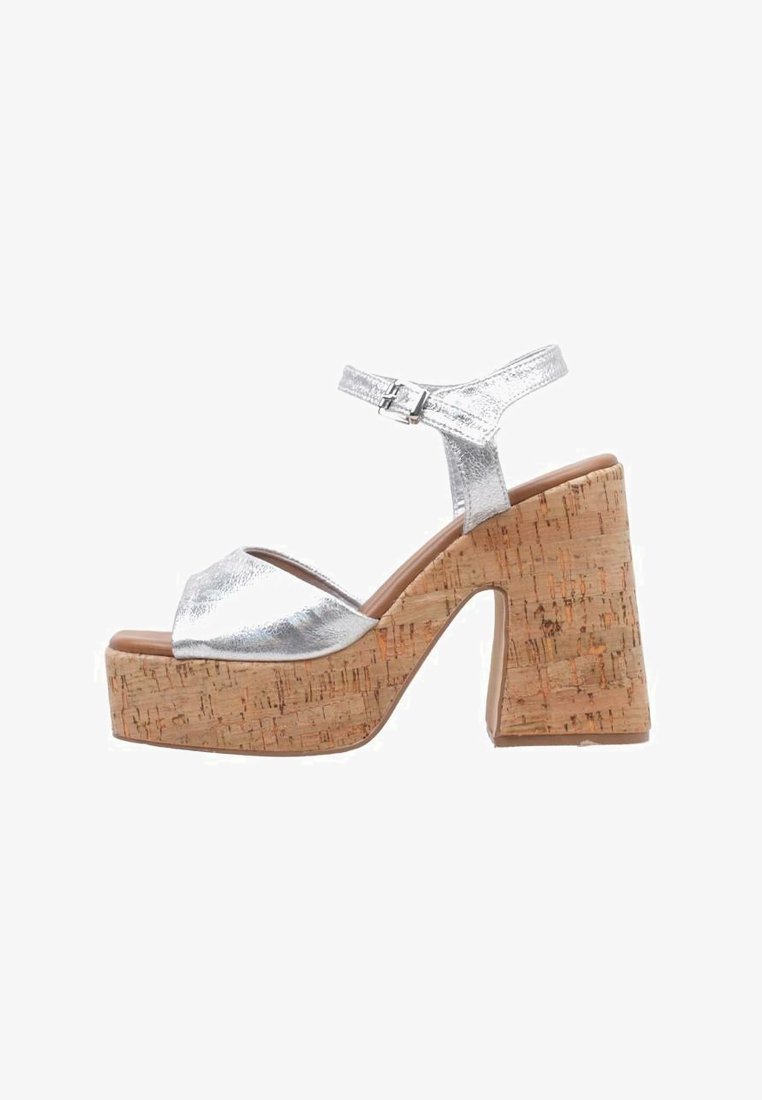 LIMMA ITHAA - High heeled sandals - silver