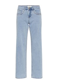 LONE - Straight leg jeans - texsas medium blue denim tobac
