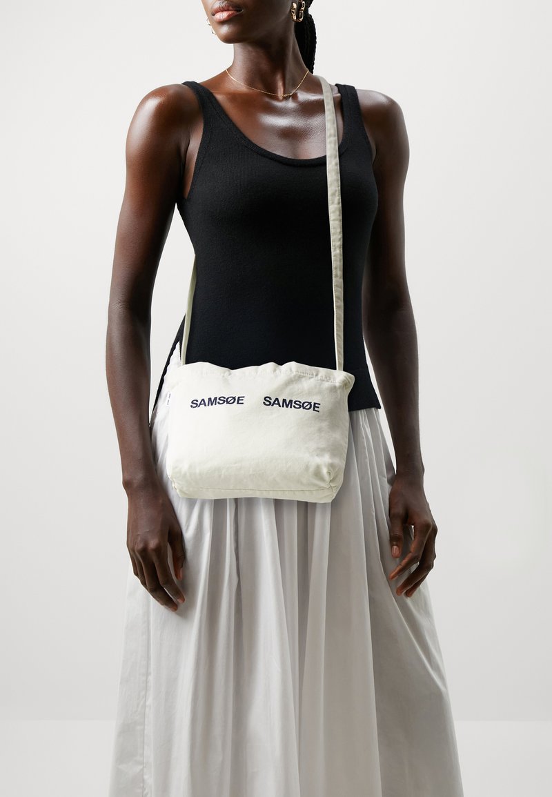 Samsøe Samsøe SAFRINKA MINI - Borsa a tracolla - off-white