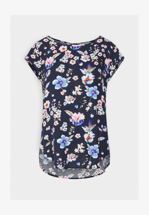 ONLY ONLNOVA LUX - Nyomott mintás póló - sky captain