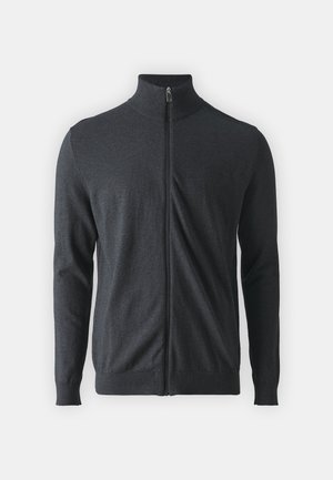 FULL ZIP B NOOS - Cardigan - antracit/melange