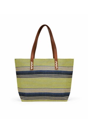 AZUL EN RAFIA  CON CREMALLERA - Shopping Bag - azul