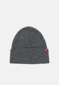 SLOUCHY TAB BEANIE UNISEX - Beanie - regular grey