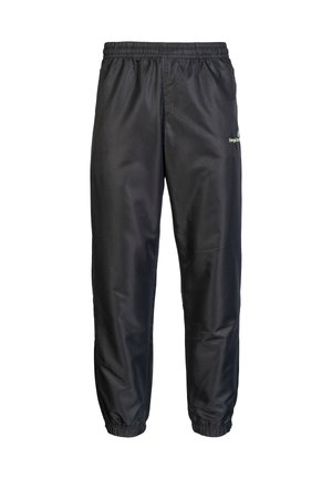CARSON - Tracksuit bottoms - black pastel green