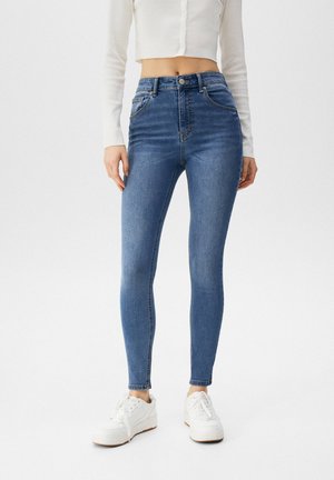 PUSH UP SKINNY FIT - Jean slim - blue grey